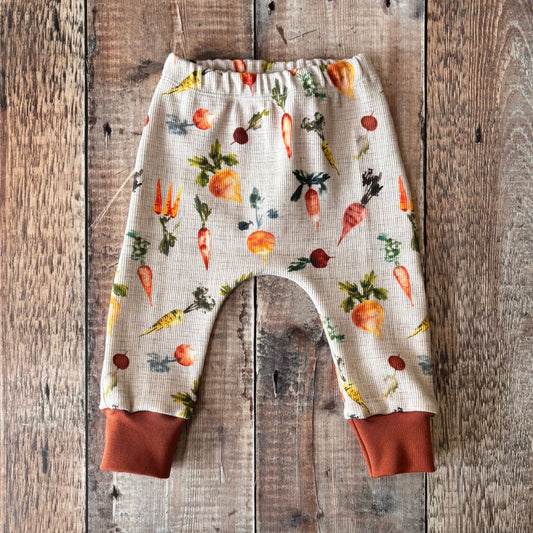 Root Veggies Ribbed Harems 6-9m