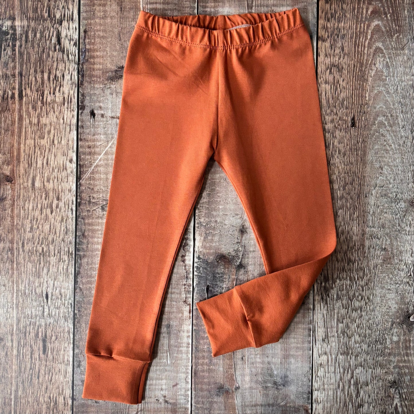 Burnt Orange Leggings 2-3 years