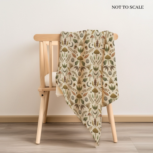 Moth & Moon Snuggle Blanket