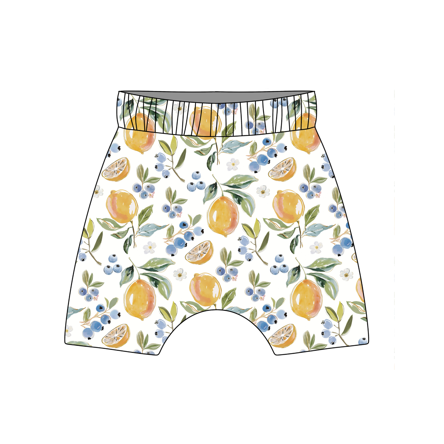 Fresh Lemons Child & Baby Shorts - Rolled or Hemmed