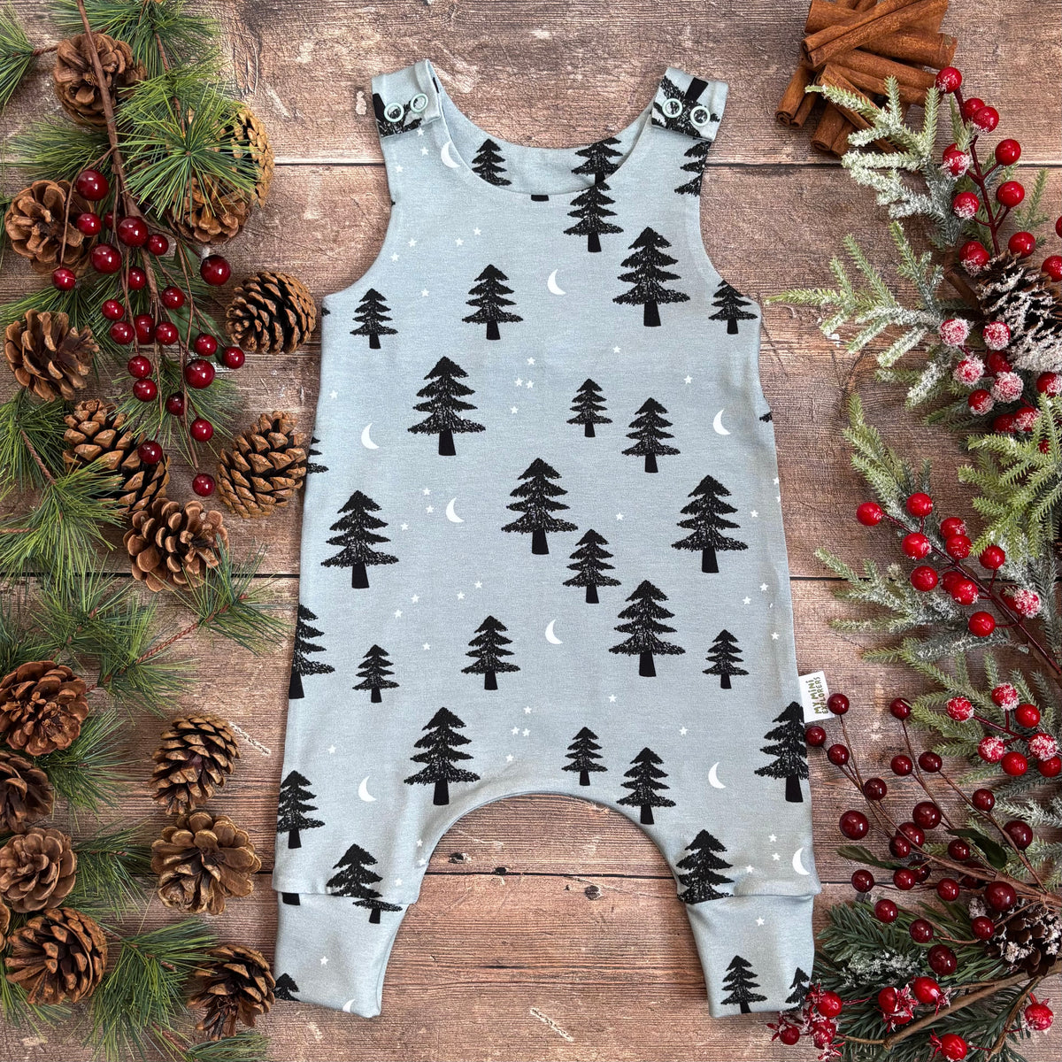 Winter Forest Child & Baby Full Length Romper