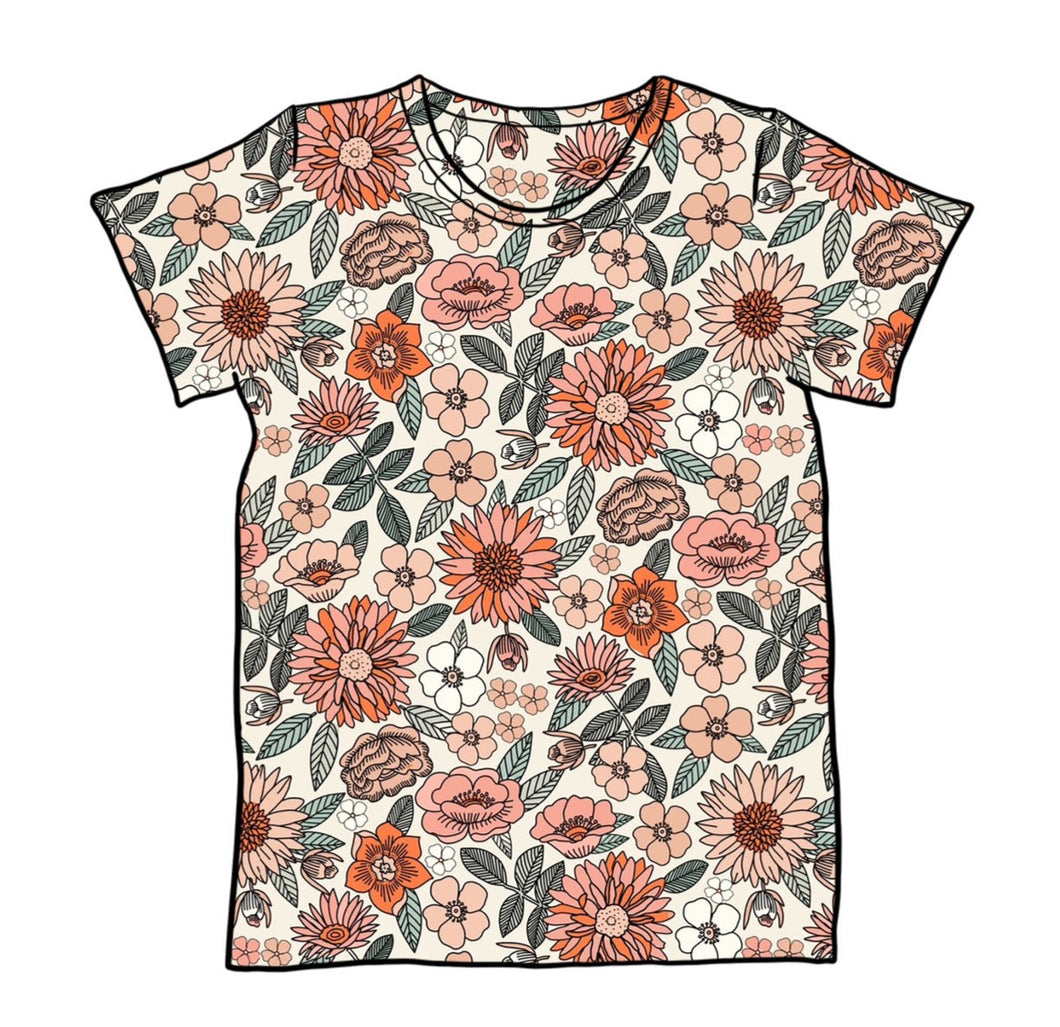 Retro Floral T-Shirt