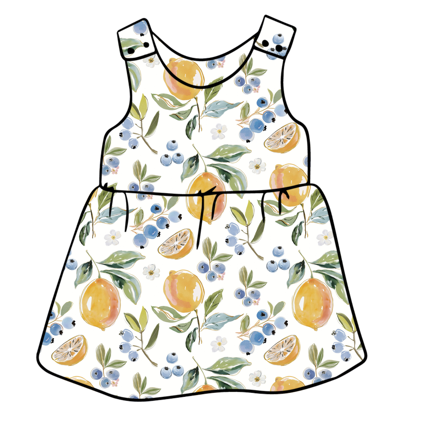 Fresh Lemons Child & Baby Pinafore Dress