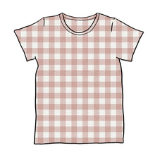 Load image into Gallery viewer, Rose Gingham T-Shirt
