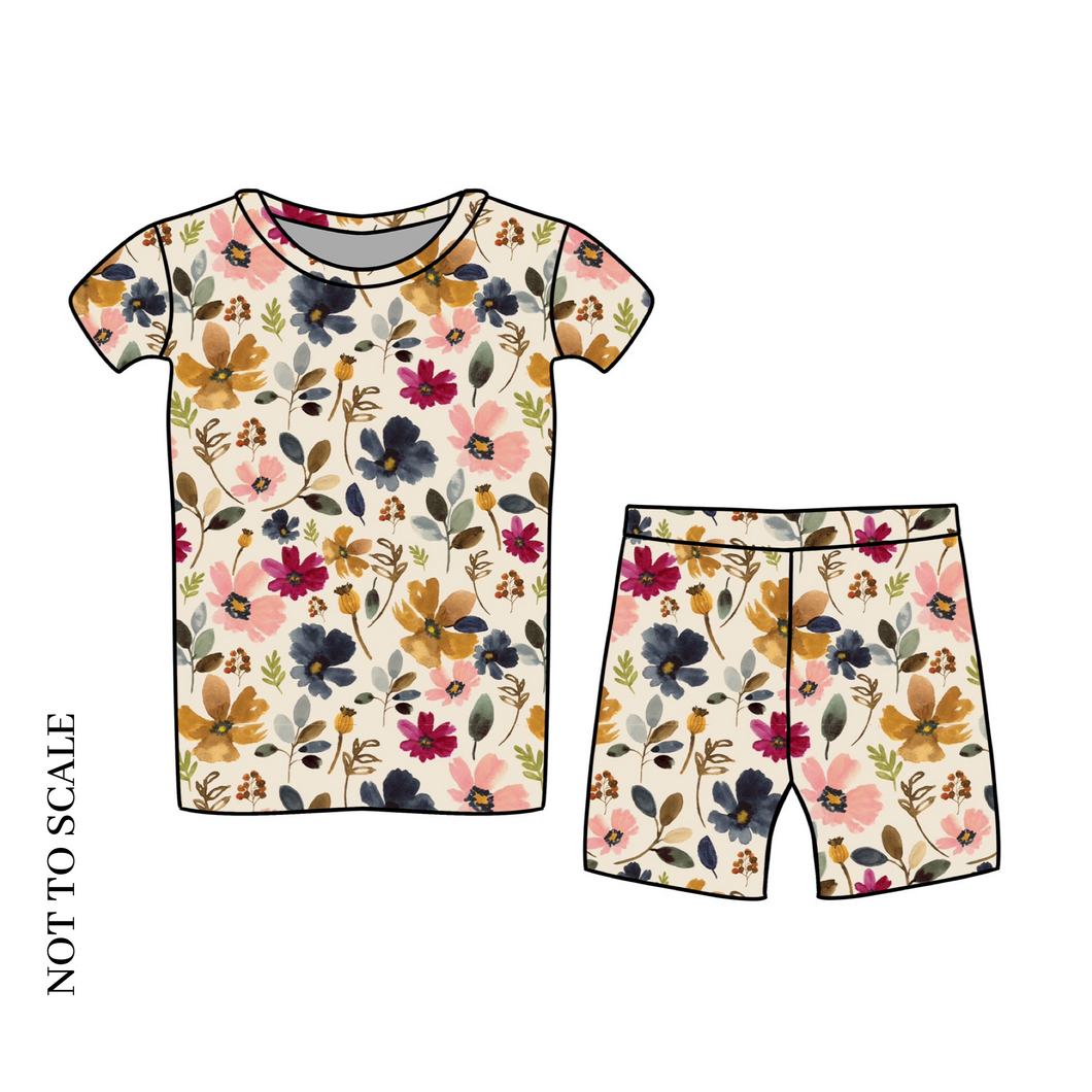 Wild Floral Shorts Lounge Set