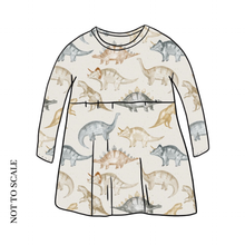 Load image into Gallery viewer, Dino Rawr T-Shirt Dress
