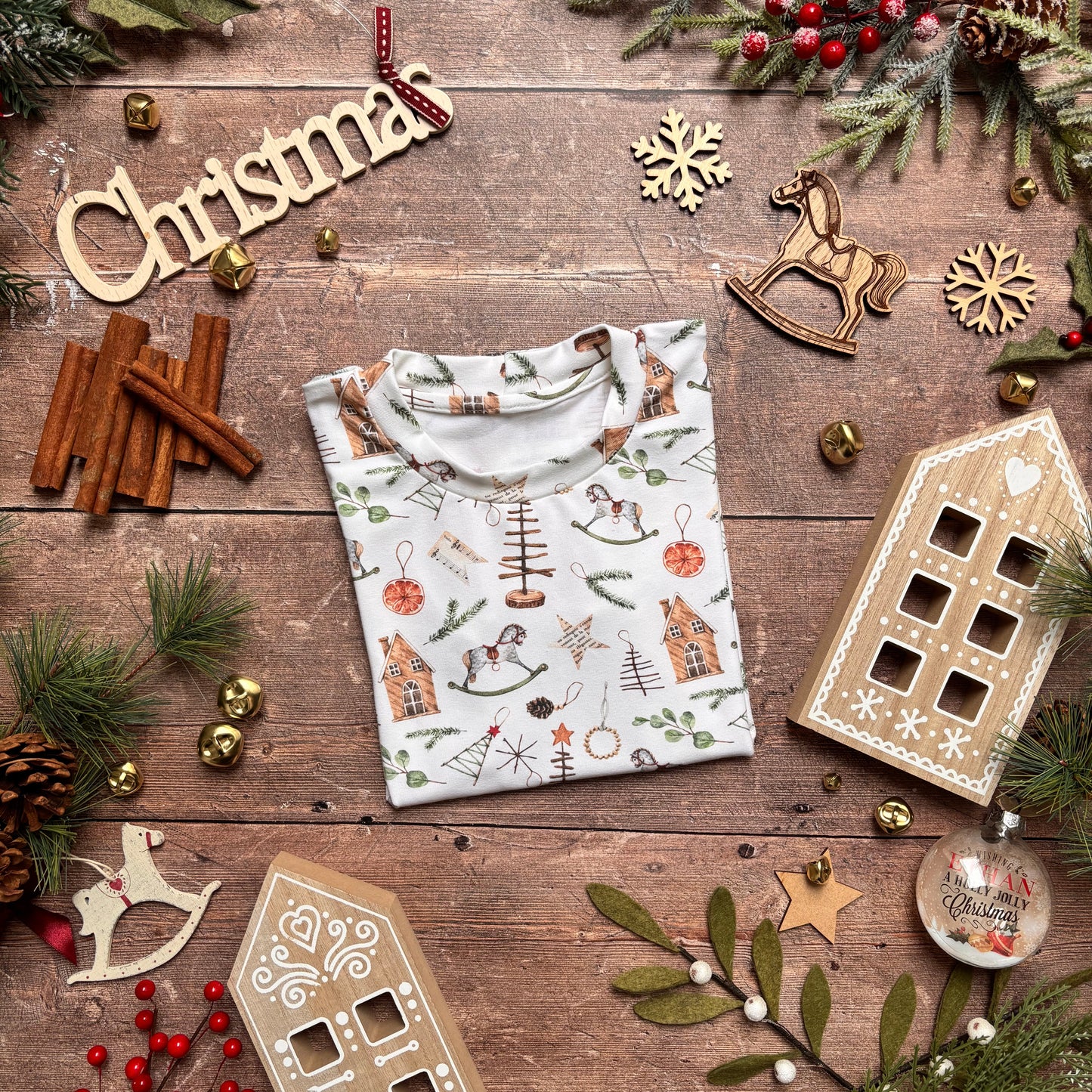 Scandi Christmas Child & Baby Long Sleeve T-Shirt