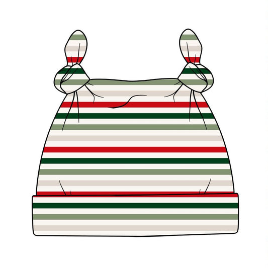 Christmas Stripes Baby Knotted Hat
