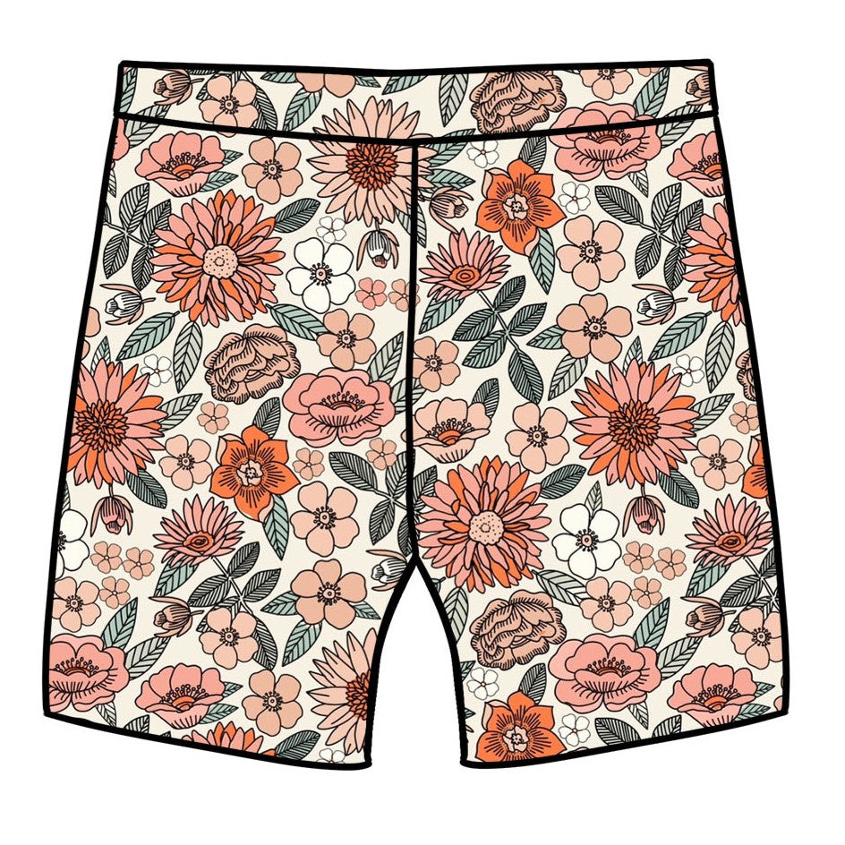 Retro Floral Lounge Shorts