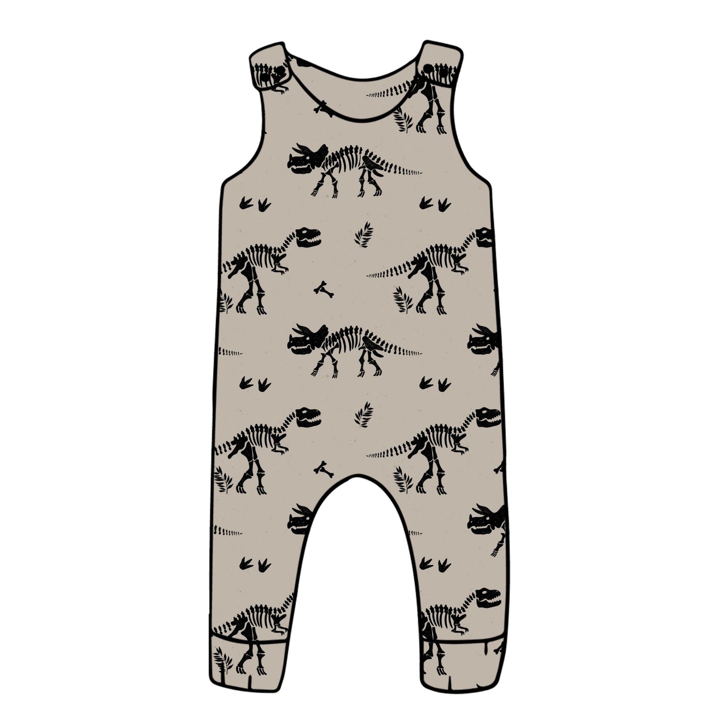 Dino Dig Child & Baby Full Length Romper