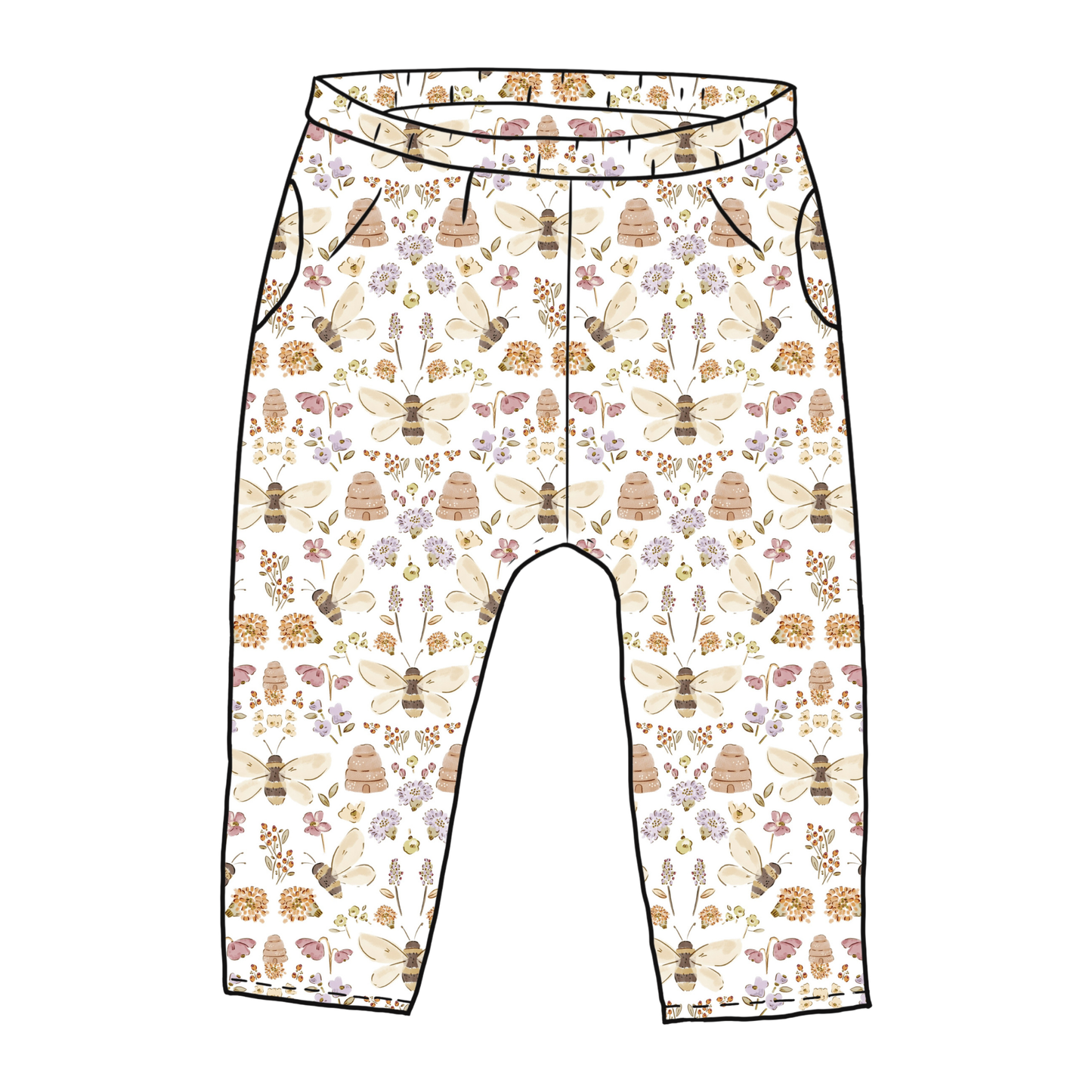 Honey Bee Toddler & Child Pocket Trousers