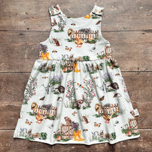 Load image into Gallery viewer, Garden Wildlife Pinafore Dress
