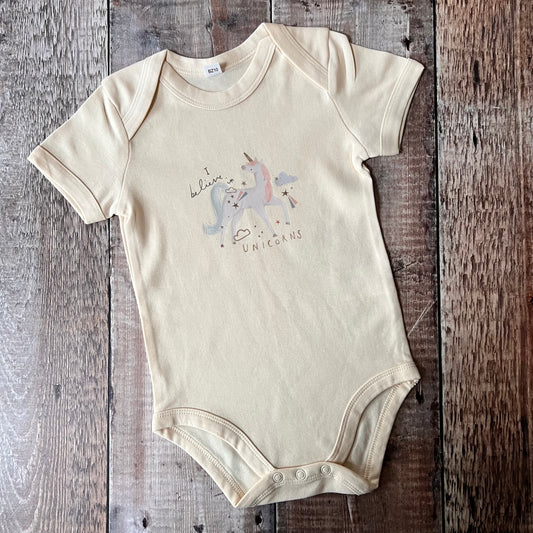 Unicorn Dream Bodysuit 12-18m (natural)