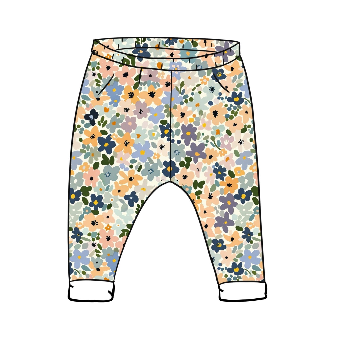 Wildflower Confetti Toddler & Child Leggings