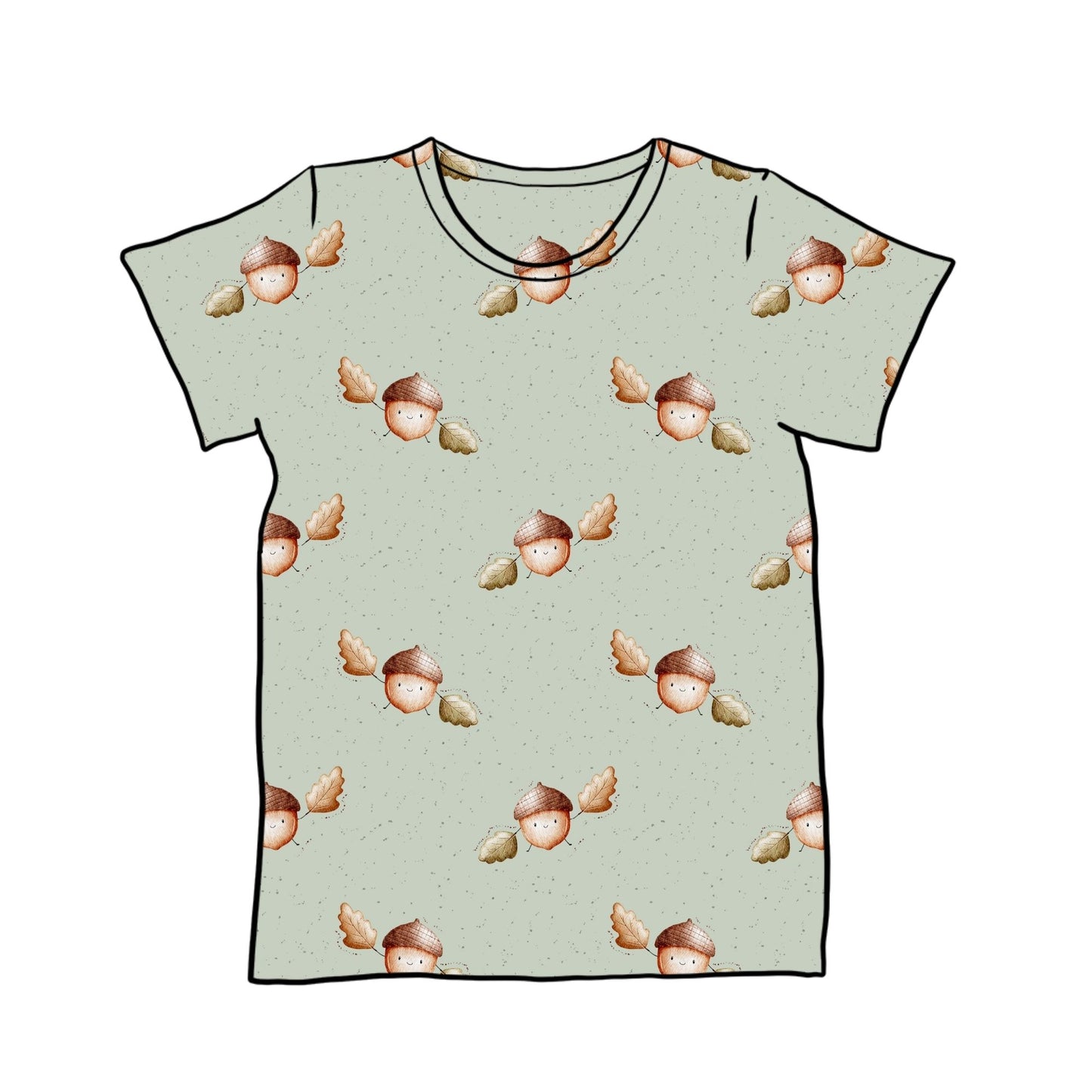 Happy Acorns Child & Baby T-Shirt - Short or Long Sleeve
