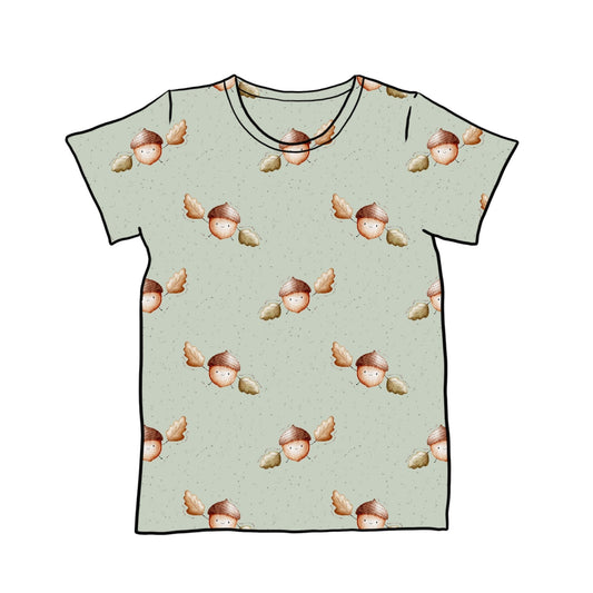 Happy Acorns Child & Baby T-Shirt - Short or Long Sleeve