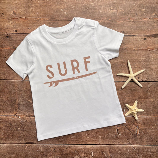 Surf in beige T-Shirt 2-3 years