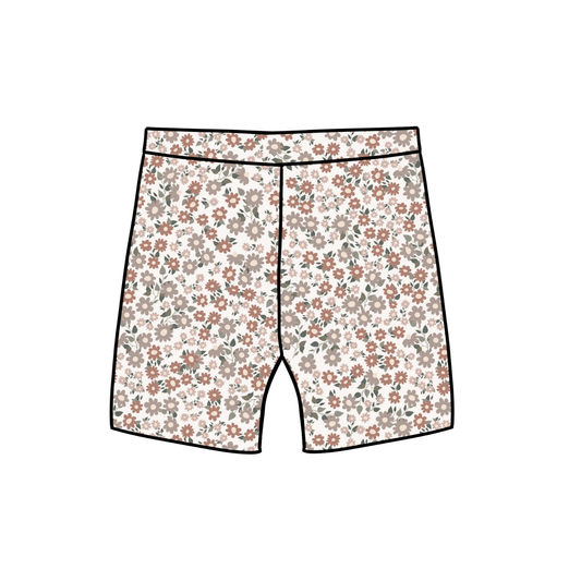 Cottage Core Ditsy Baby & Child Lounge Shorts
