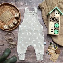 Load image into Gallery viewer, Daisies &amp; Bees Dungarees
