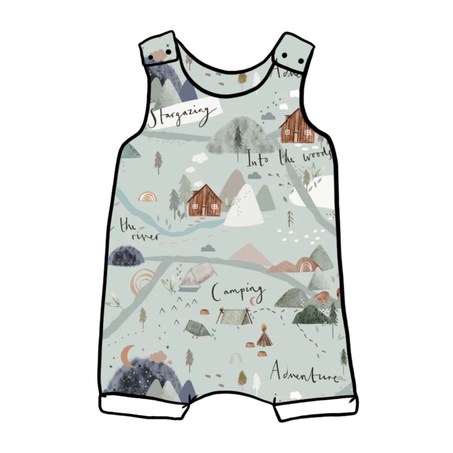 Explorer Child & Baby Short Romper