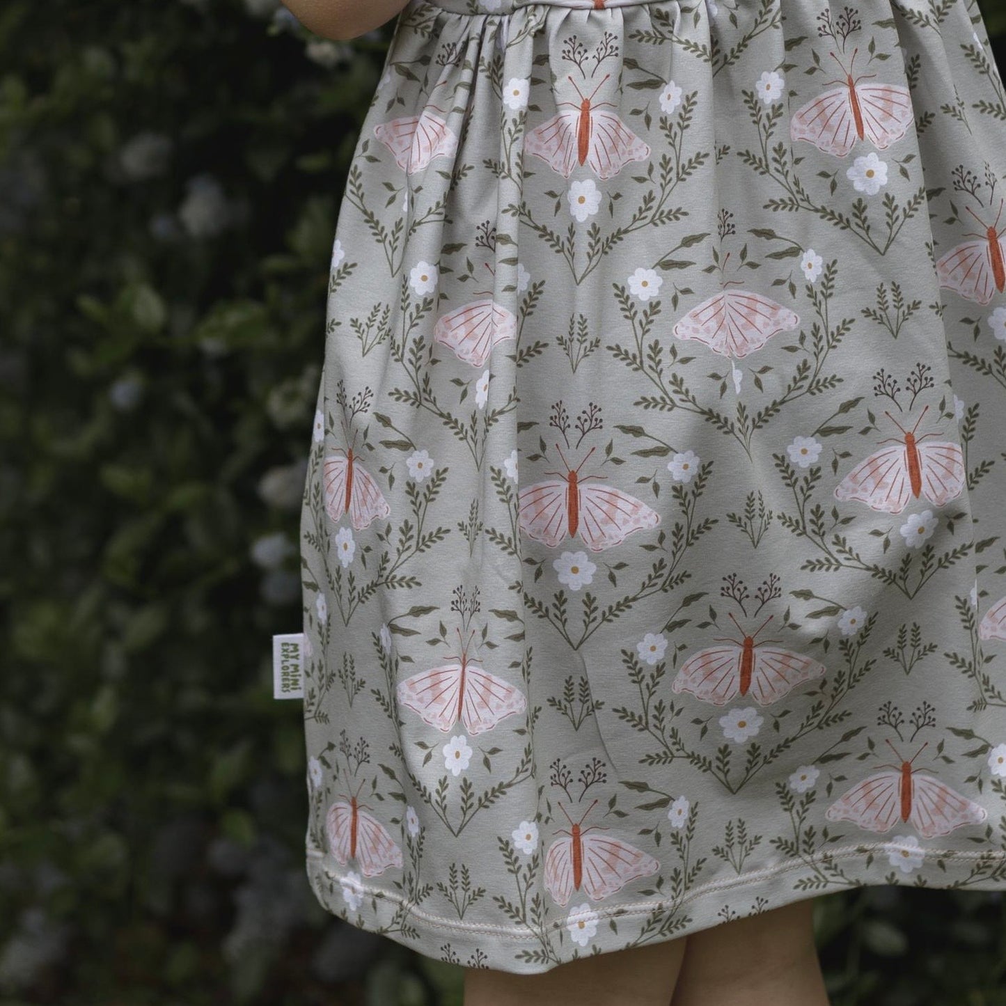 Butterfly Garden Child & Baby Pinafore Dress
