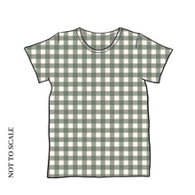 Load image into Gallery viewer, Forest Gingham T-Shirt

