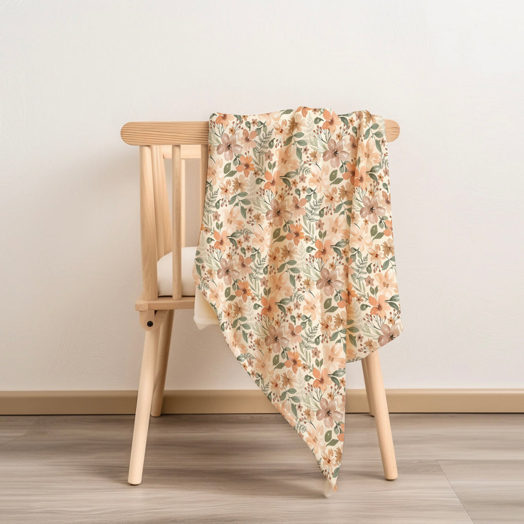 Floral Garden Snuggle Blanket