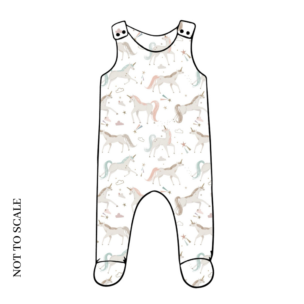 Unicorn Dream Footed Romper