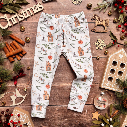 Scandi Christmas Leggings 12-18m