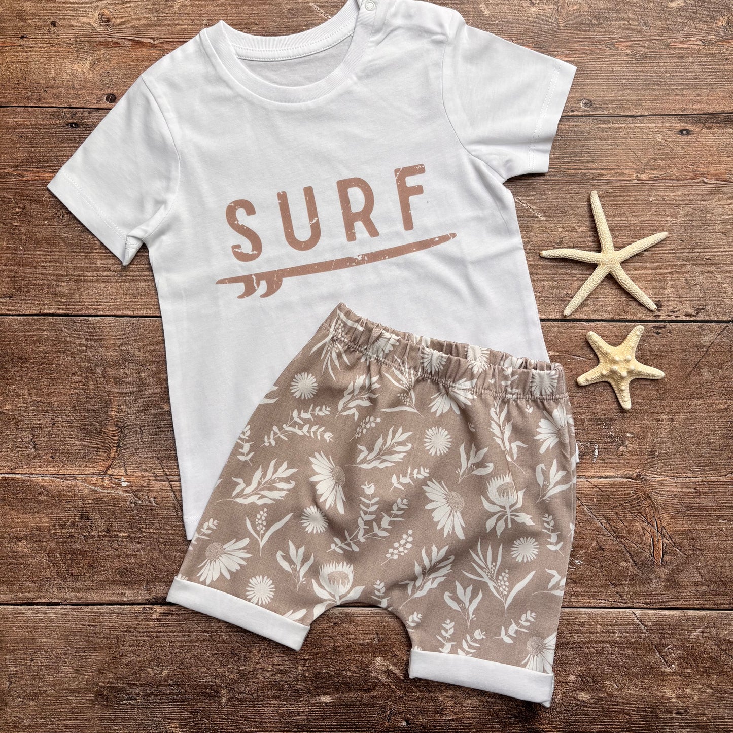Linen Meadow Rolled Shorts 12-18m