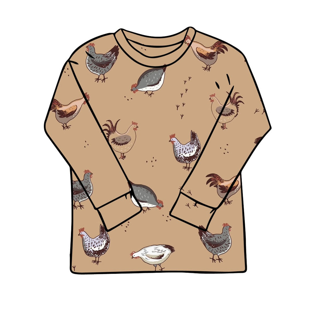 Chickens Long Sleeve T-Shirt