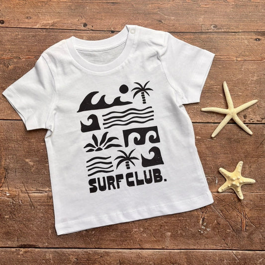 Black Surf Club T-Shirt 12-18m