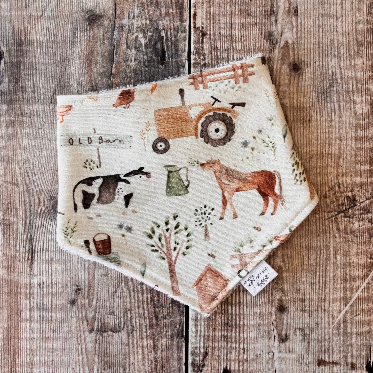 Farmyard Dribble Bib