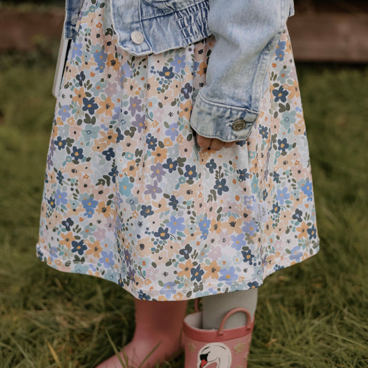 Wildflower Confetti Child & Baby Pinafore Dress
