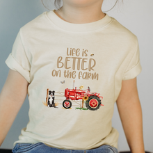 Load image into Gallery viewer, Life is better on the farm T-Shirt
