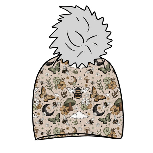 Fall Bees Toddler & Child Bobble Hat