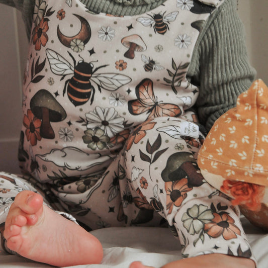 Fall Bees Child & Baby Full Length Romper