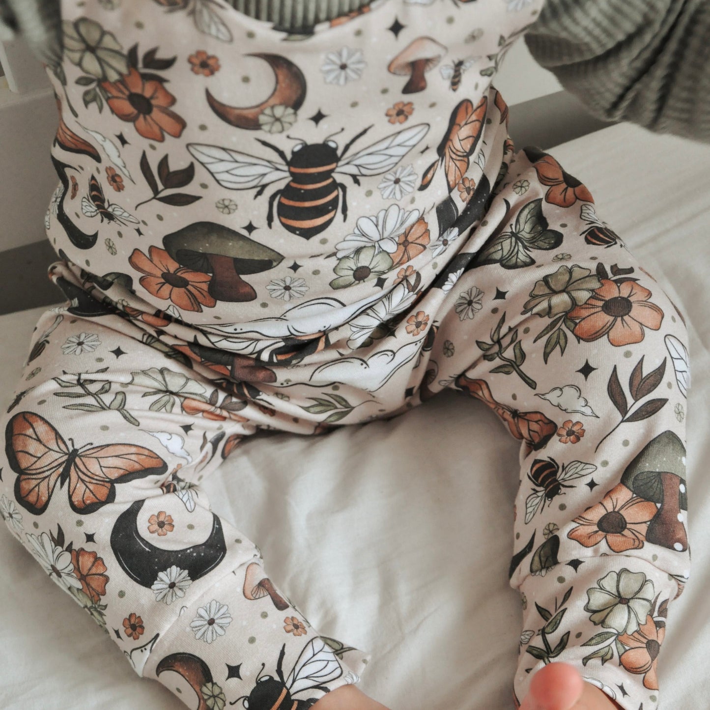 Fall Bees Child & Baby Full Length Romper