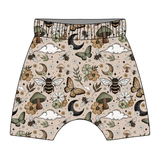 Fall Bees Child & Baby Hemmed Shorts