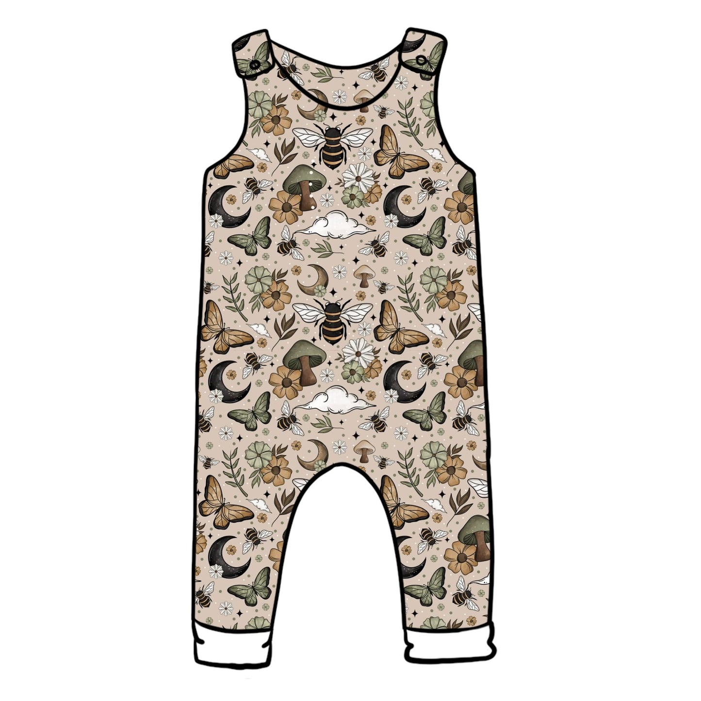 Fall Bees Child & Baby Full Length Romper