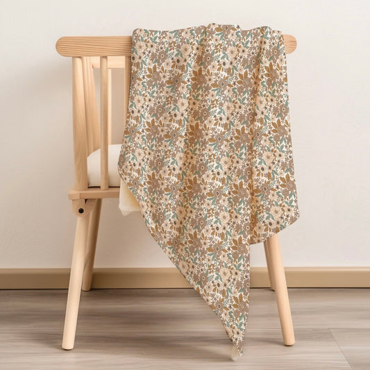 Folk Floral Snuggle Blanket