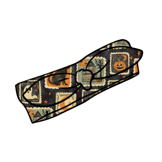 Halloween Stamps Child & Baby Knot Bow Headband