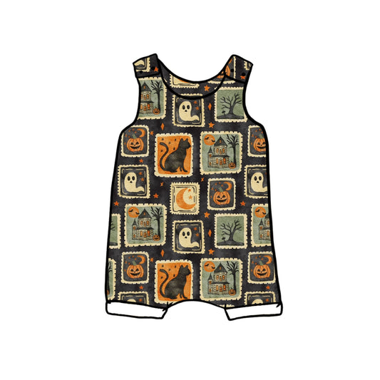 Halloween Stamps Child & Baby Short Romper