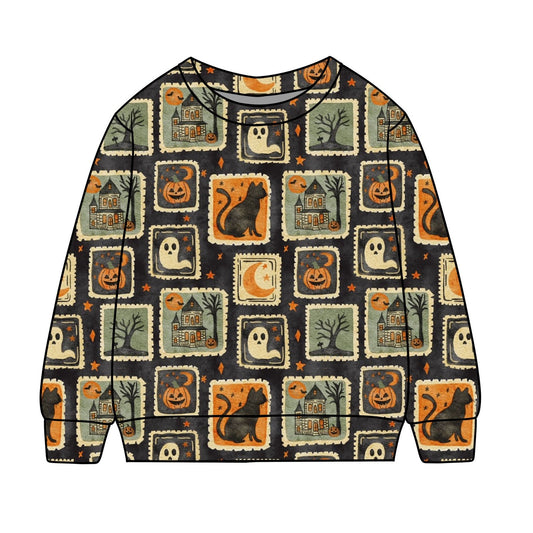Halloween Stamps Child & Baby Sweatshirt
