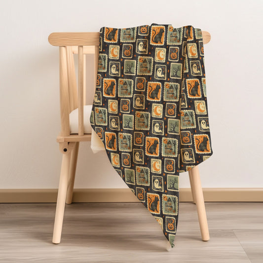 Halloween Stamps Child & Baby Snuggle Blanket