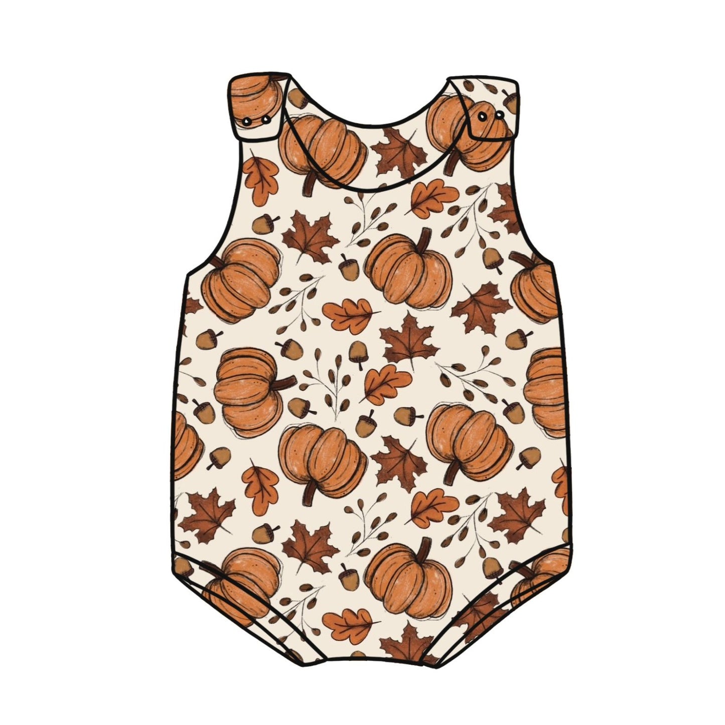 Harvest Vibes Child & Baby Bloomer Romper
