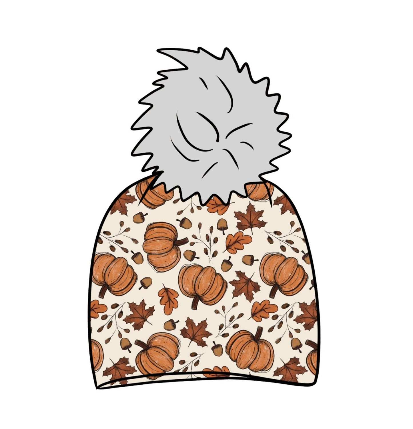 Harvest Vibes Toddler & Child Bobble Hat