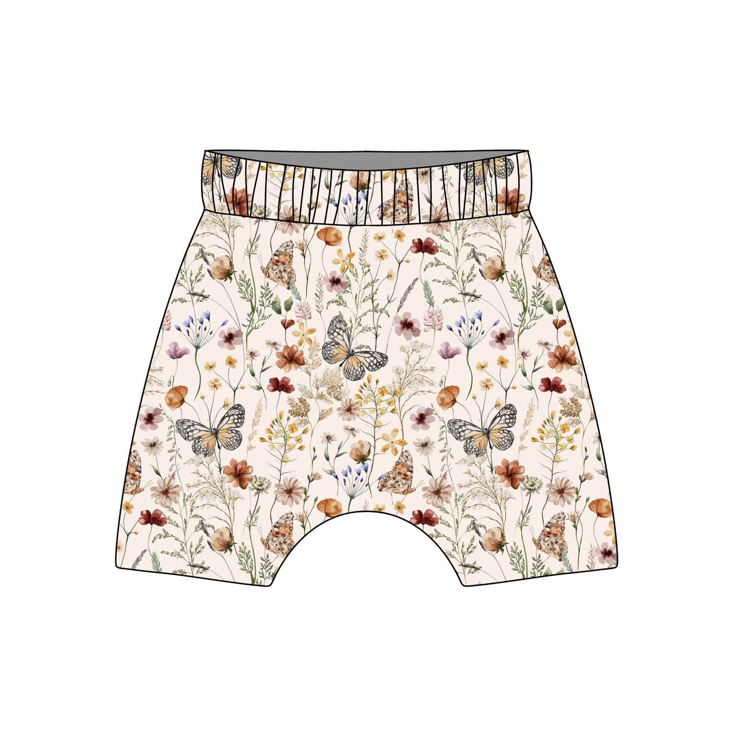 Wild Meadow Child & Baby Shorts - Rolled or Hemmed