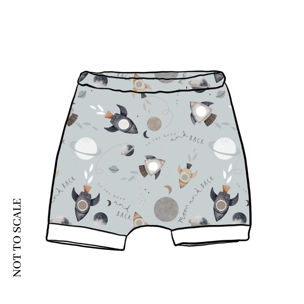 Outer Space Rolled Shorts