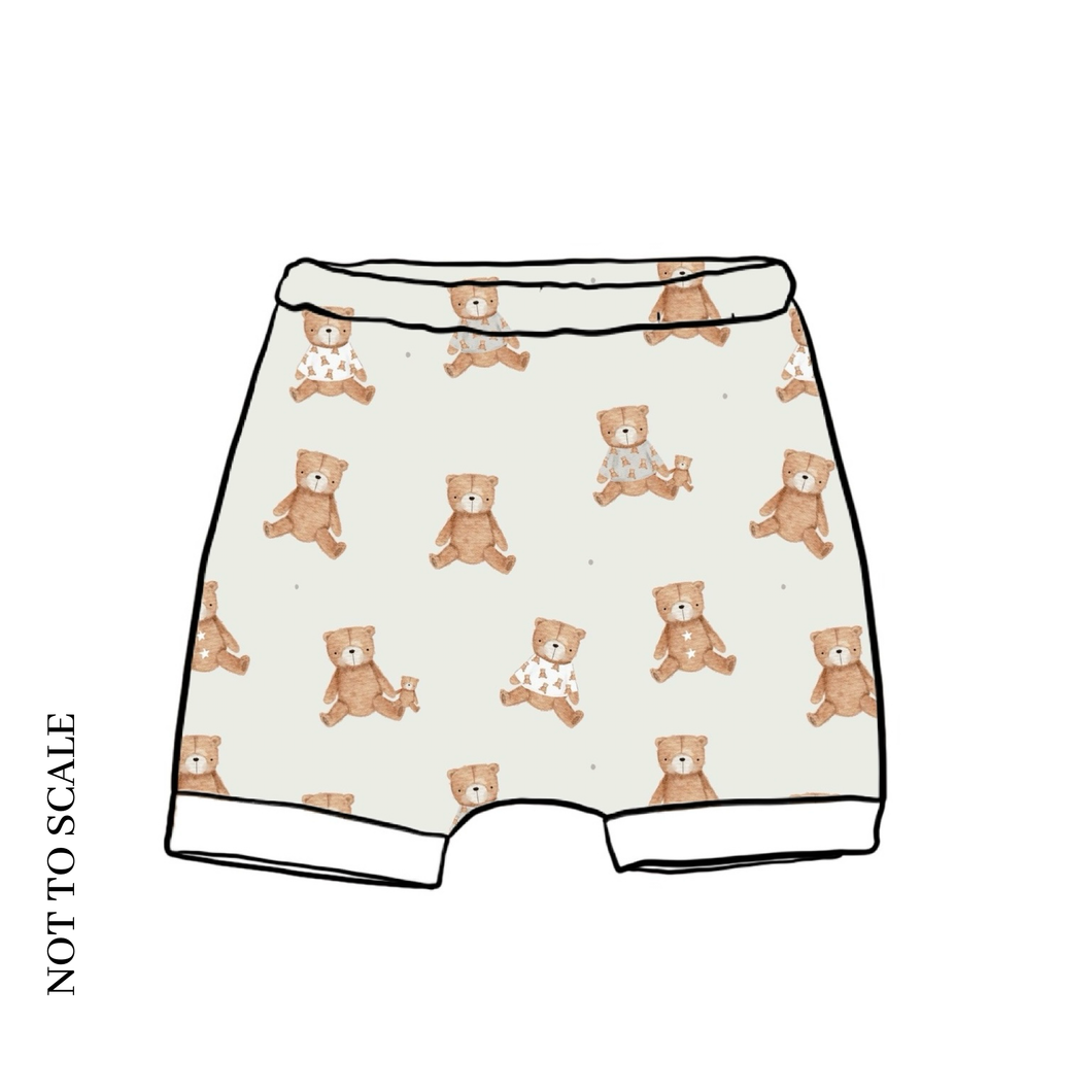 Teddy Bears Rolled Shorts